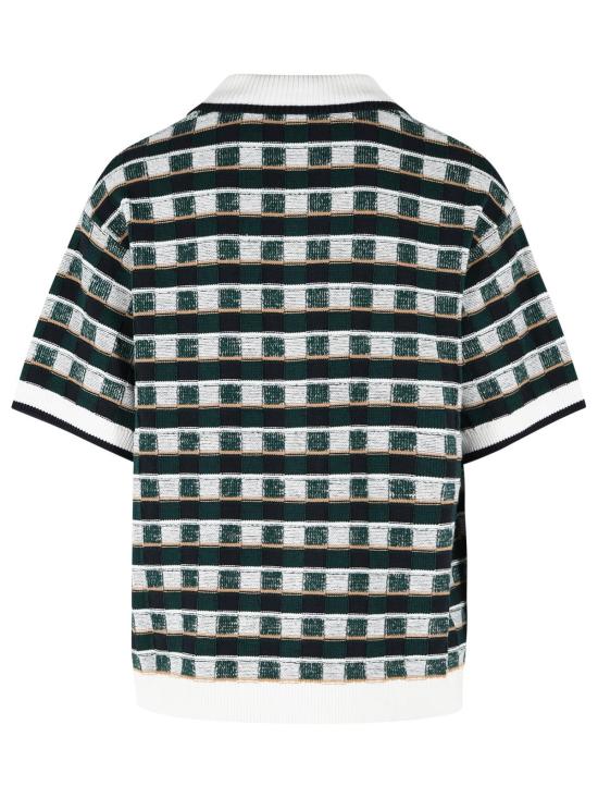 26FW 카사블랑카 반팔 셔츠 M PF26 KW 1425 01COTTON MULTI White - CASABLANCA
