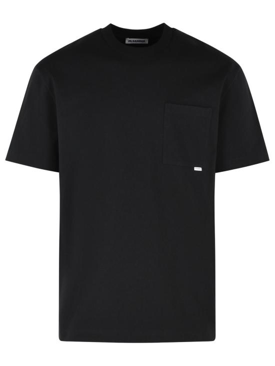 26FW 질샌더 반팔 티셔츠 J22GC0270 J20256001 Black