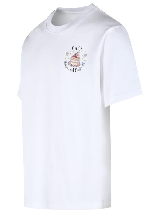 26FW 카사블랑카 반팔 티셔츠 M PF26 JTS 001 05WHITE JERSEY CASAWAY White - CASABLANCA