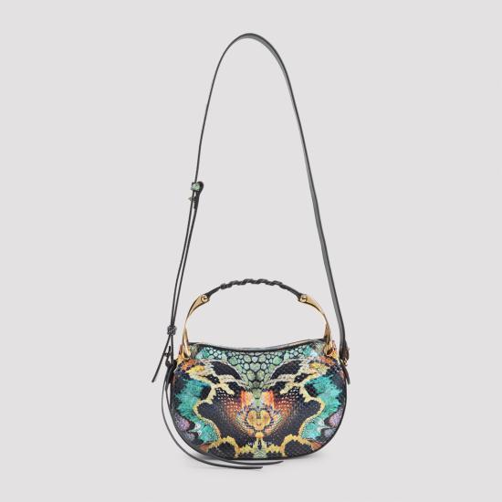26FW 알렉산더 맥퀸 숄더백 874610 1HBN1 8490 MULTICOLOR GOLD