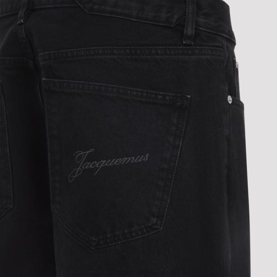 26FW 자크뮈스 스트레이트 데님 팬츠 PAM00028AD00039 990 BLACK - JACQUEMUS