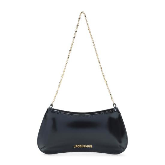 26FW 자크뮈스 쁘띠 비주 체인 숄더백 BAW00404BC18A01 990 BLACK - JACQUEMUS