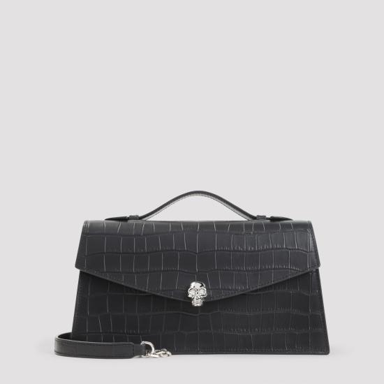 26FW 알렉산더 맥퀸 토트백 874619 1HBT2 1000 BLACK SILVER