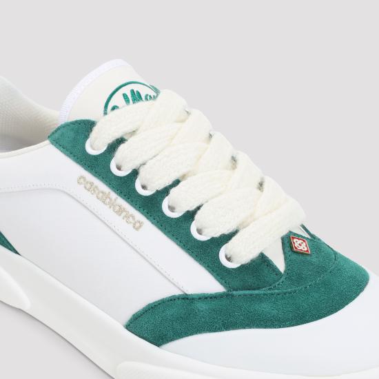 26FW 카사블랑카 스니커즈 APF26SNK02502M WHITE GREEN - CASABLANCA