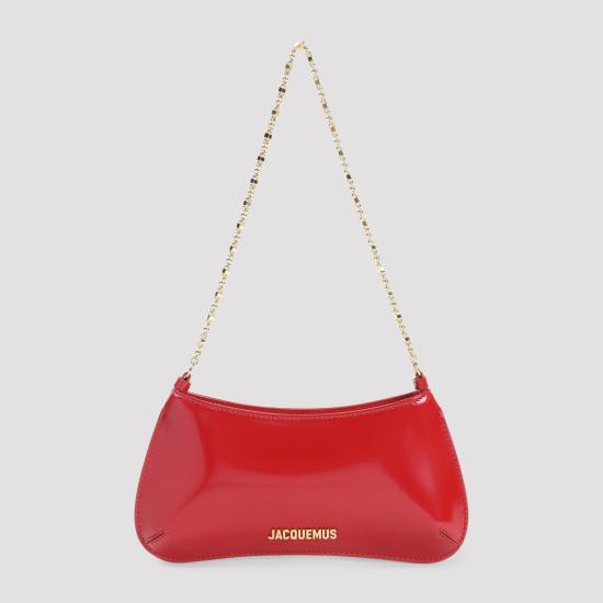 26FW 자크뮈스 쁘띠 비주 체인 숄더백 BAW00404BC18A01 47G RED GOLD