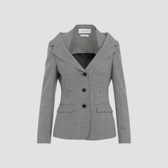 26FW 알렉산더 맥퀸 자켓 876232 QJAGD 1080 BLACK IVORY