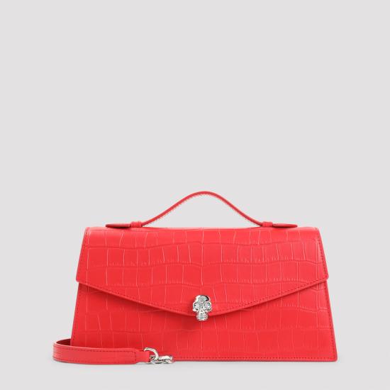 26FW 알렉산더 맥퀸 토트백 874619 1HBT2 6406 POP RED SILVER