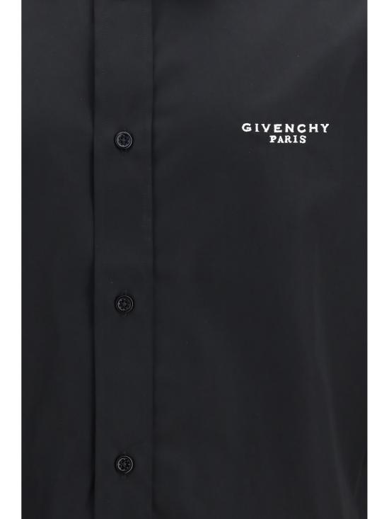 26FW 지방시 긴팔 셔츠 BM616M165R 001 BLACK - GIVENCHY