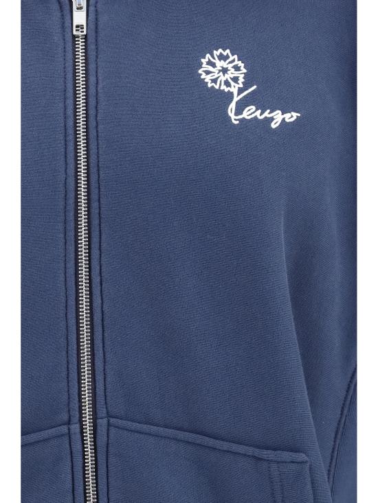 26FW 겐조 후드 티셔츠 FG65HO2714MJ 79 BLUE - KENZO