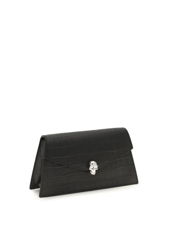26FW 알렉산더 맥퀸 클러치/파우치 8746981HBT2 1000 BLACK - ALEXANDER MCQUEEN