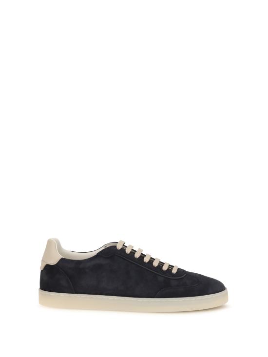 26FW 브루넬로 쿠치넬리 스웨이드 스니커즈 MZUMGLJ336 COK25 BROWN