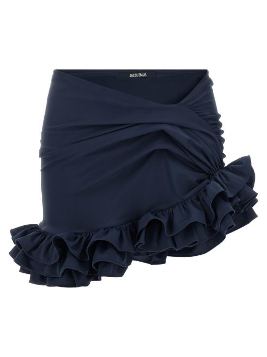26FW 자크뮈스 숏 스커트 26ESKW00680AJ00287380 Blue