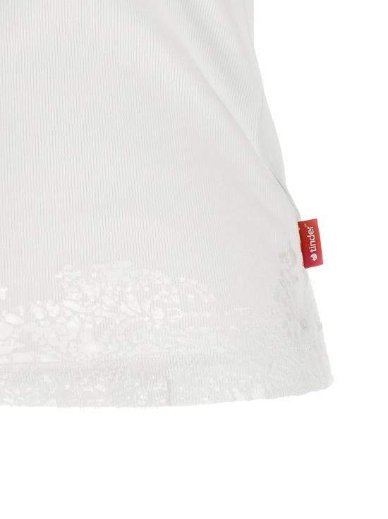 26FW 디젤 민소매 티셔츠 P018000SPFB100 White - DIESEL