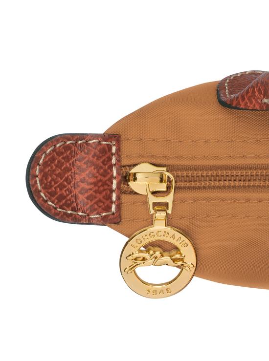 26FW 롱샴 르 플리아쥬 오리지널 핸들 파우치 34175089P86 Beige - LONGCHAMP