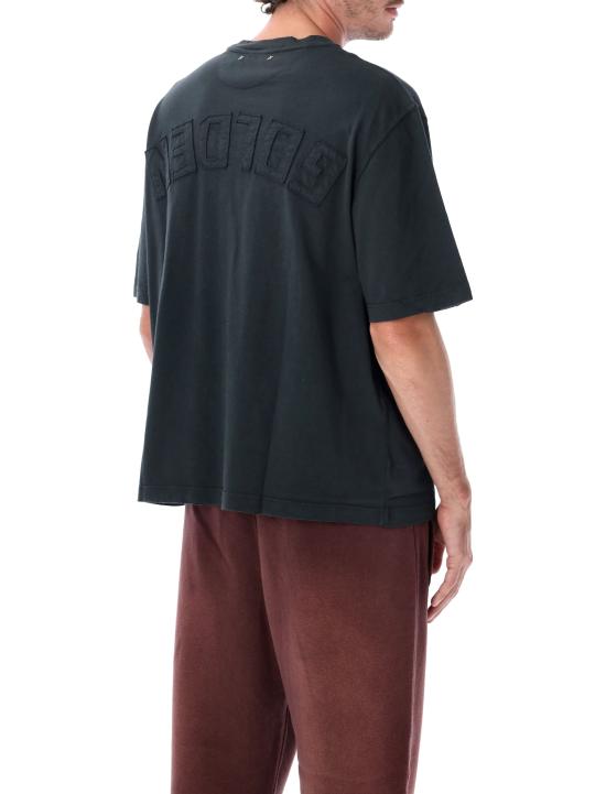 26FW 골든구스 반팔 티셔츠 GUP01873P001576 90456 WASHED BLACK - GOLDEN GOOSE