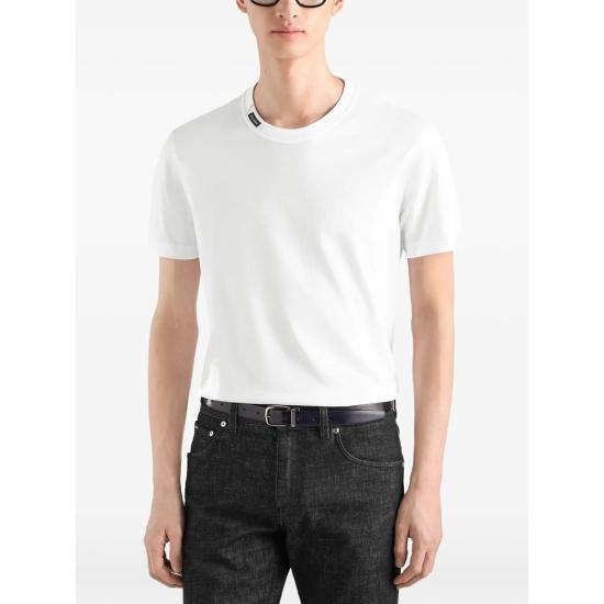 26FW 돌체앤가바나 반팔 티셔츠 G8TW5T FU7EQ W0800 WHITE - DOLCE & GABBANA
