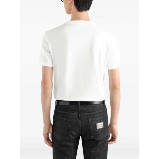26FW 돌체앤가바나 반팔 티셔츠 G8TW5T FU7EQ W0800 WHITE - DOLCE & GABBANA