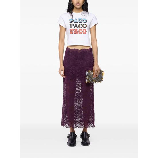 26FW 파코라반 롱 스커트 26AJJU598 PA0170 P534 PURPLE - PACO RABANNE