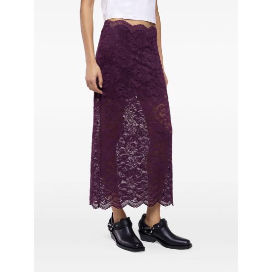 26FW 파코라반 롱 스커트 26AJJU598 PA0170 P534 PURPLE - PACO RABANNE