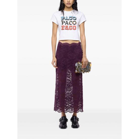 26FW 파코라반 롱 스커트 26AJJU598 PA0170 P534 PURPLE - PACO RABANNE