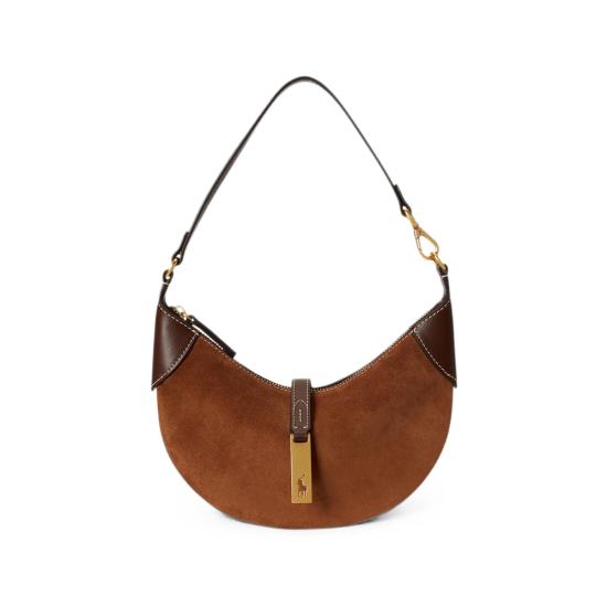 26FW 랄프 로렌 숄더백 428929801015 TOBLK BROWN