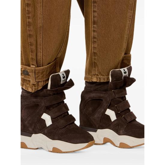 26FW 이자벨마랑 스니커즈 B4E10S BK0009FA CLMW BROWN - ISABEL MARANT