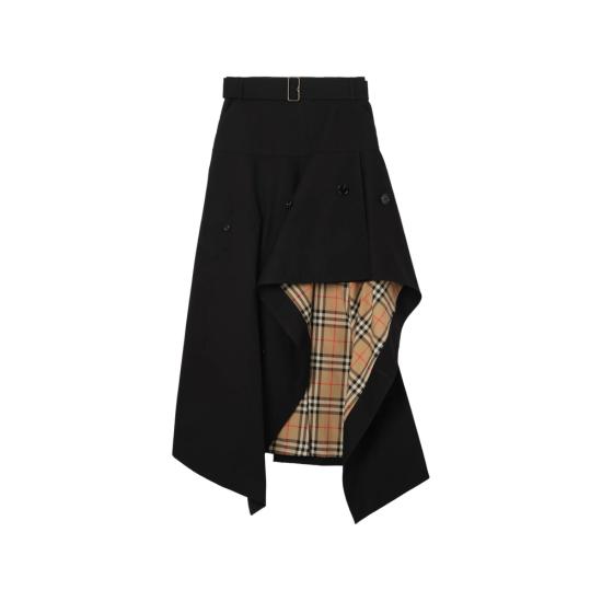 26FW 버버리 롱 스커트 8129543 HEATHER A1189 BLACK