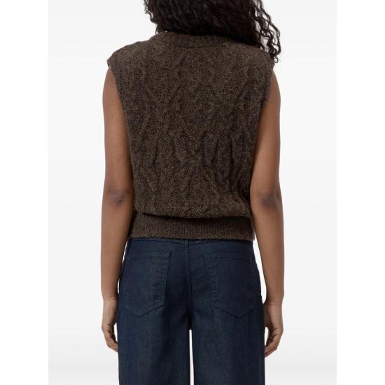 26FW 클로즈드 민소매 티셔츠 C96830 98W 22 963 BROWN - CLOSED