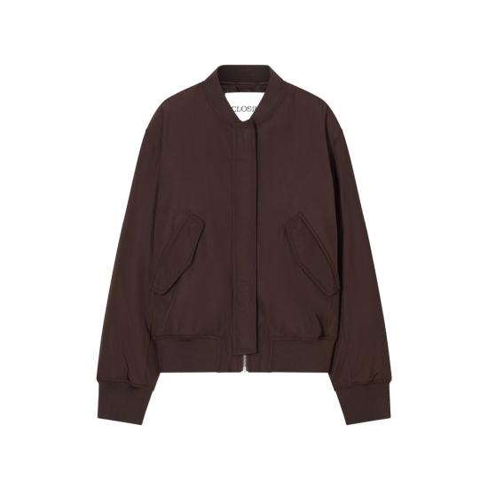 26FW 클로즈드 봄버 자켓 C97777 69S 22 963 BROWN