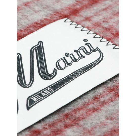 26FW 마르니 머플러/스카프 UAW063 SCZC0089Y0 CHR76 RED GREY - MARNI