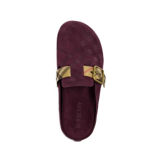 26FW 버버리 뮬/슬리퍼 8127778 LF URCHIN C5335 RED - BURBERRY