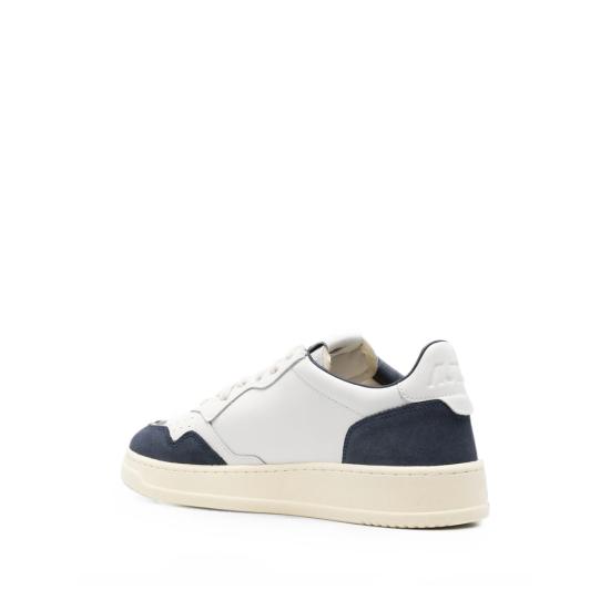 26FW 오트리 메달리스트 로우 스니커즈 AULM FT22 WHITE BLUE - AUTRY