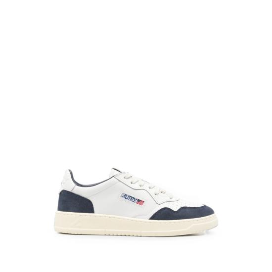 26FW 오트리 메달리스트 로우 스니커즈 AULM FT22 WHITE BLUE