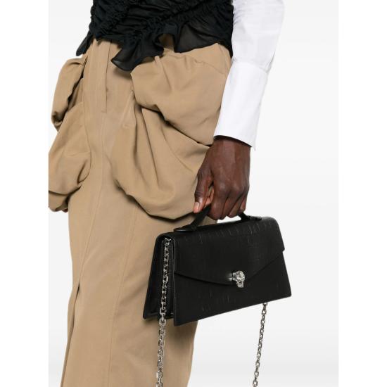 26FW 알렉산더 맥퀸 토트백 874619 1HBT2 1000 BLACK - ALEXANDER MCQUEEN