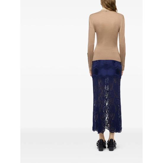 26FW 파코라반 롱 스커트 26AJJU021 PA0170 P481 BLUE - PACO RABANNE
