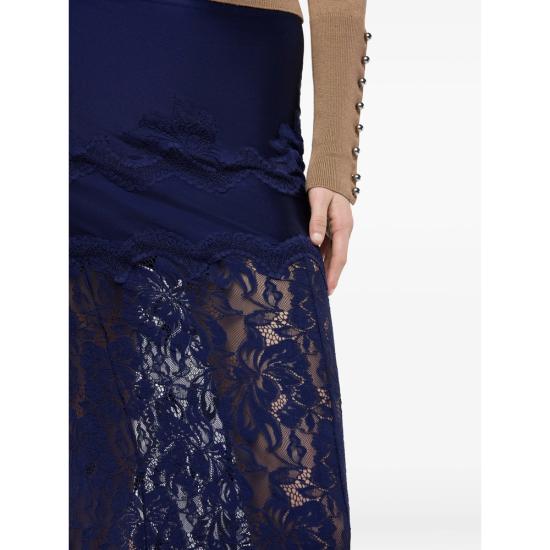 26FW 파코라반 롱 스커트 26AJJU021 PA0170 P481 BLUE - PACO RABANNE