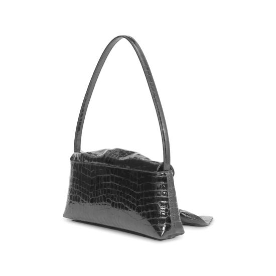 26FW 로테이트 숄더백 116713100 CROCO KNOT 100 BLACK - ROTATE