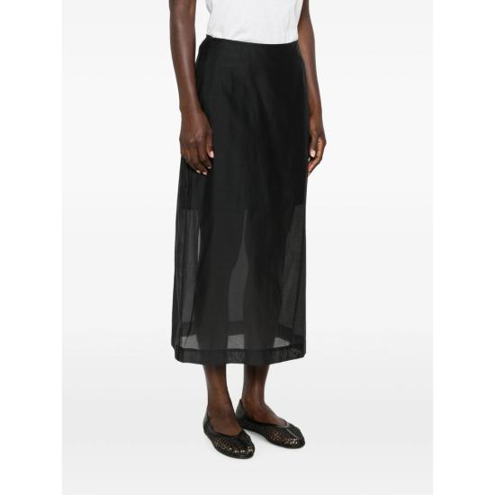 26FW 바이말렌비거 미디 스커트 ESTA 050 BLACK - BY MALENE BIRGER