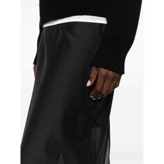 26FW 바이말렌비거 미디 스커트 ESTA 050 BLACK - BY MALENE BIRGER