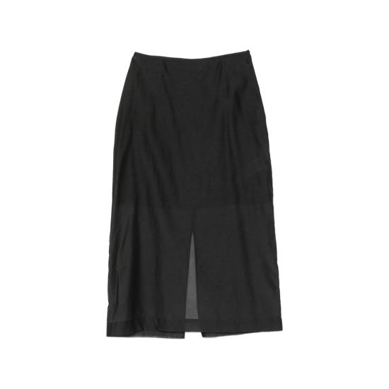 26FW 바이말렌비거 미디 스커트 ESTA 050 BLACK
