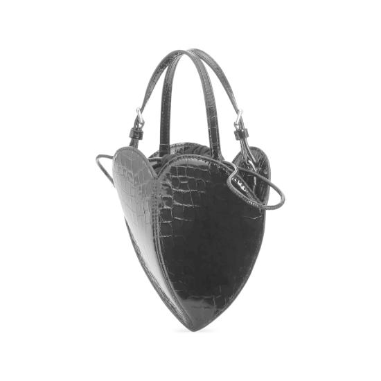26FW 로테이트 토트백 116427100 PATENT CRO 100 BLACK - ROTATE