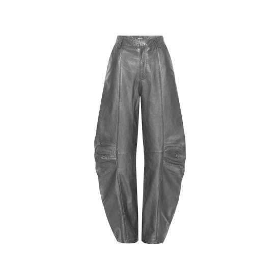 26FW 로테이트 가죽 팬츠 116170100 LEATHER CA 100 BLACK
