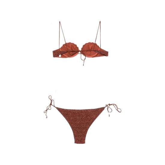 26FW 오세리 비키니 수영복 LWF257 LUREX BROWN - OSÉREE