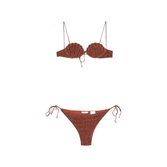 26FW 오세리 비키니 수영복 LWF257 LUREX BROWN