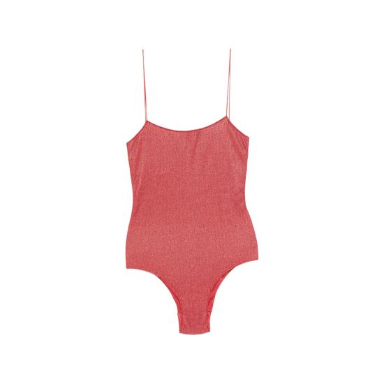 26FW 오세리 원피스 수영복 LIS601 LUREX CORAL RED