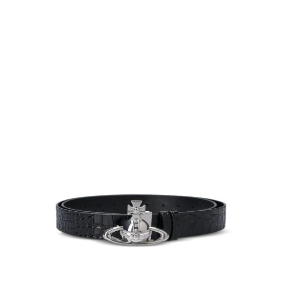 26FW 비비안웨스트우드 레귤러 벨트 82010087U L0098 N401 BLACK