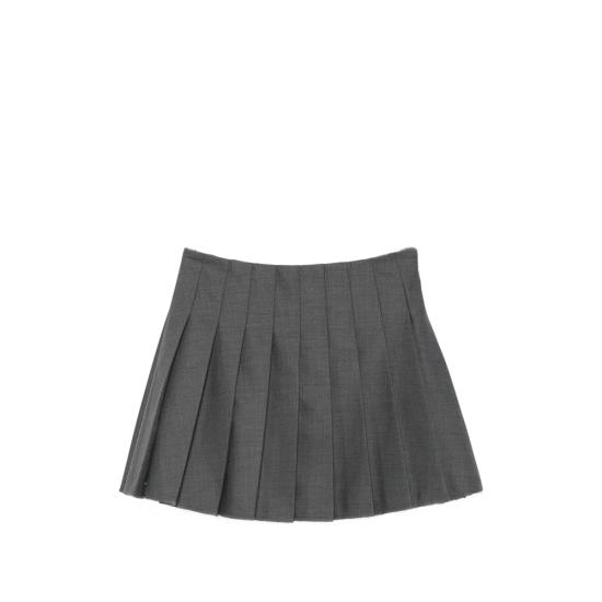 26FW 셀프 포트레이트 숏 스커트 PF26 006SK GR GREY