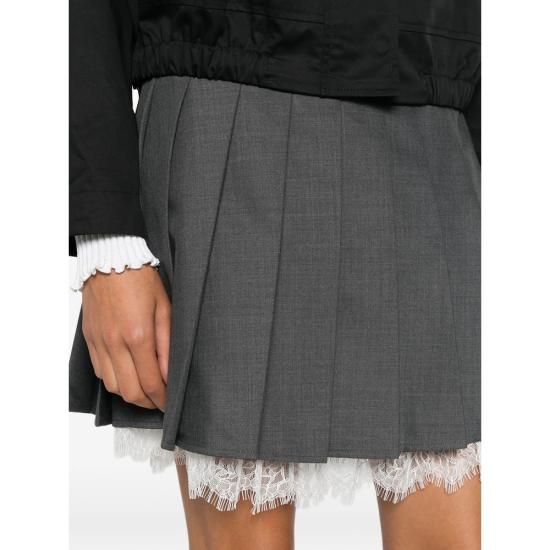 26FW 셀프 포트레이트 숏 스커트 PF26 006SK GR GREY - SELF PORTRAIT