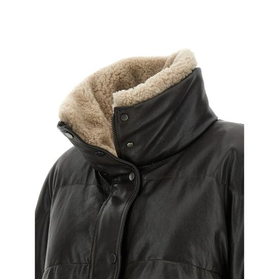 26FW 브루넬로 쿠치넬리 가죽 자켓 MPCTN7552 C4192 BROWN - BRUNELLO CUCINELLI