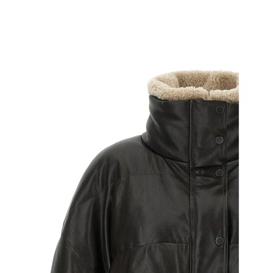 26FW 브루넬로 쿠치넬리 가죽 자켓 MPCTN7552 C4192 BROWN - BRUNELLO CUCINELLI
